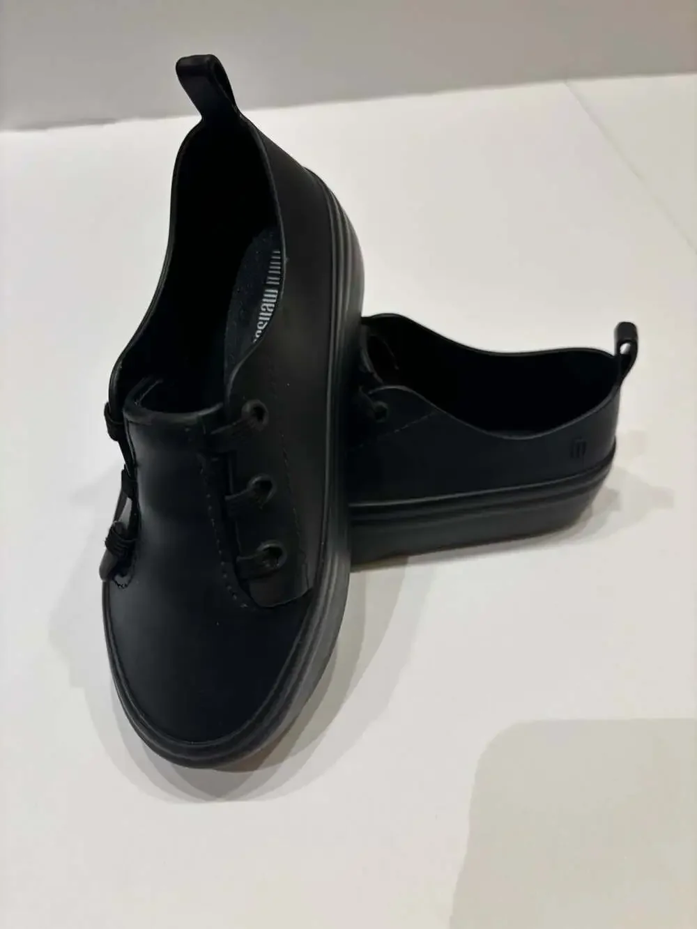 Mini Melissa Ulitsa Black Jelly Sneakers- 10